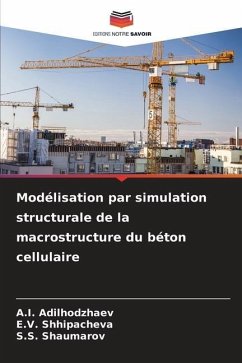 Modélisation par simulation structurale de la macrostructure du béton cellulaire - Adilhodzhaev, A.I.;Shhipacheva, E.V.;Shaumarov, S.S.