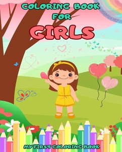 The Big Coloring Book For Girls - Book, My First Coloring