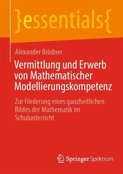 Cover Vermittlung und Erwerb von Mathematischer Modellierungskompetenz (eBook, PDF)