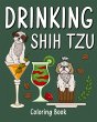 Drinking Shih Tzu Coloring Book - Bild 1