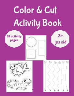 Color and Cut Activity Book - Green, Ginger