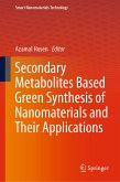 Secondary Metabolites Based Green Synthesis of Nanomaterials and Their Applications (eBook, PDF)