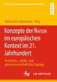 Konzepte der NATION im europäischen Kontext im 21. Jahrhundert (eBook, PDF)