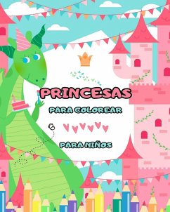 Libro para colorear de princesas - Book, My First Coloring