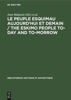 Cover Le peuple esquimau aujourd'hui et demain / The Eskimo People to-day and to-morrow (eBook, PDF)