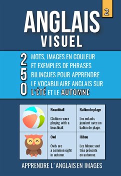 Anglais Visuel 2 - 250 Mots, Images en couleur et exemples de phrases bilingues pour apprendre le Vocabulaire Anglais sur L'Été et le Automne (eBook, ePUB) - Lang, Mike