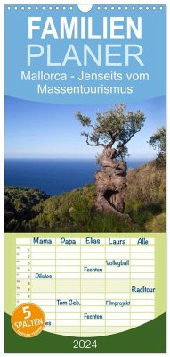 Familienplaner 2024 - Mallorca - Jenseits vom Massentourismus mit 5 Spalten (Wandkalender, 21 x 45 cm) CALVENDO