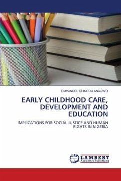 EARLY CHILDHOOD CARE, DEVELOPMENT AND EDUCATION - Anagwo, Emmanuel Chinedu