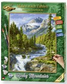 Schipper 609130883 - Malen nach Zahlen, Rocky Mountains, 40x50cm