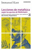 Lecciones de metafísica según los apuntes de Volckmann (eBook, ePUB)