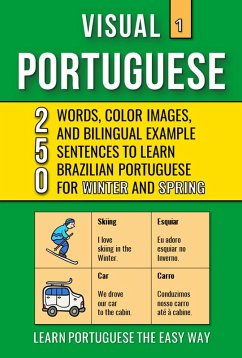 Visual Portuguese 1 - 250 Words, Color Images and Bilingual Examples Sentences to Learn Brazilian Portuguese Vocabulary for Winter and Spring (eBook, ePUB) - Lang, Mike