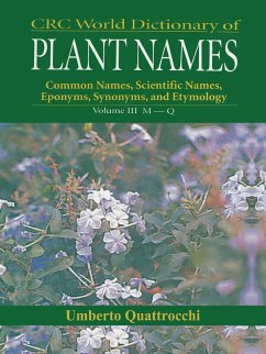 Cover CRC World Dictionary of Plant Nmaes (eBook, ePUB)