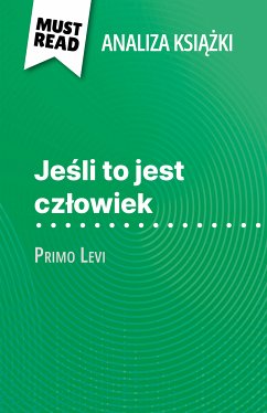 Jeśli to jest człowiek książka Primo Levi (Analiza książki) (eBook, ePUB) - Randal, Alexandre