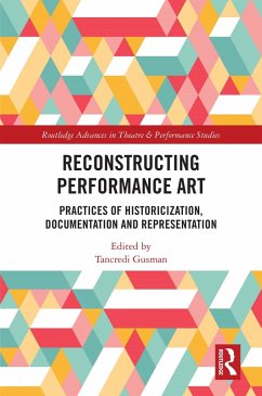 Cover Reconstructing Performance Art (eBook, PDF)