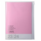 MARK'S 2023/2024 Taschenkalender A5 vertikal, COLORS // Pink