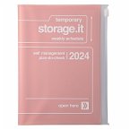 MARK'S 2023/2024 Taschenkalender B6 vertikal, Storage it // Pink