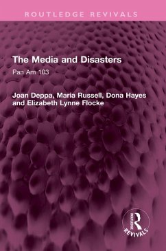 Cover The Media and Disasters (eBook, ePUB)