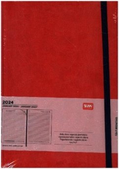 Tageskalender Maxi - 2024 - Maxi Daily Diary - 12M - Red