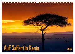 Auf Safari in Kenia 2024 (Wandkalender 2024 DIN A3 quer), CALVENDO Monatskalender