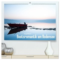 Bootsromantik am Bodensee (hochwertiger Premium Wandkalender 2024 DIN A2 quer), Kunstdruck in Hochglanz