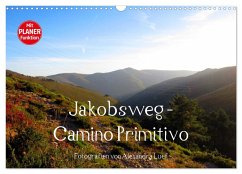 Jakobsweg - Camino Primitivo (Wandkalender 2024 DIN A3 quer), CALVENDO Monatskalender