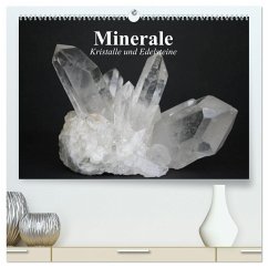 Minerale. Kristalle und Edelsteine (hochwertiger Premium Wandkalender 2024 DIN A2 quer), Kunstdruck in Hochglanz