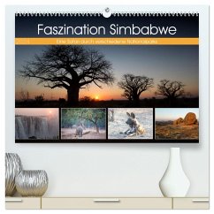 Faszination Simbabwe (hochwertiger Premium Wandkalender 2024 DIN A2 quer), Kunstdruck in Hochglanz - Stern, Angelika