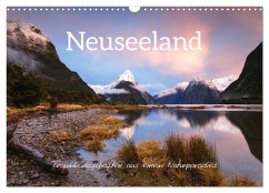 Neuseeland - Traumlandschaften aus einem Naturparadies (Wandkalender 2024 DIN A3 quer), CALVENDO Monatskalender