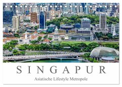 Singapur - Asiatische Lifestyle Metropole (Tischkalender 2024 DIN A5 quer), CALVENDO Monatskalender