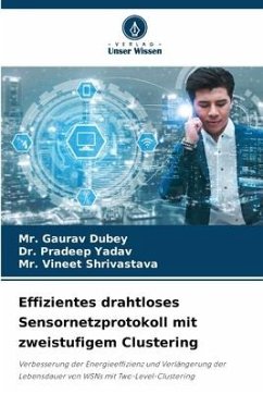 Effizientes drahtloses Sensornetzprotokoll mit zweistufigem Clustering - Dubey, Mr. Gaurav;Yadav, Dr. Pradeep;Shrivastava, Mr. Vineet