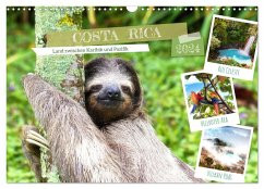Costa Rica - Land zwischen Karibik und Pazifik (Wandkalender 2024 DIN A3 quer), CALVENDO Monatskalender