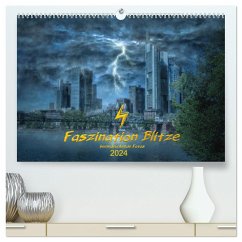 Faszination Blitze beeindruckende Fotos (hochwertiger Premium Wandkalender 2024 DIN A2 quer), Kunstdruck in Hochglanz