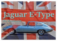 Jaguar E-Type - Die Raubkatze (Wandkalender 2024 DIN A3 quer), CALVENDO Monatskalender