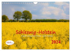 Schleswig-Holstein Land zwischen Nord- und Ostsee (Wandkalender 2024 DIN A4 quer), CALVENDO Monatskalender - & Urbach, Urbach