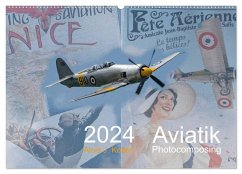 Aviatik Photocomposing 2024 (Wandkalender 2024 DIN A2 quer), CALVENDO Monatskalender
