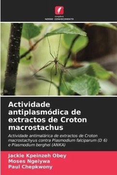 Actividade antiplasmódica de extractos de Croton macrostachus - Obey, Jackie Kpeinzeh;Ngeiywa, Moses;Chepkwony, Paul