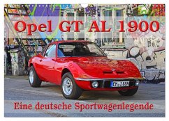 Opel GT 1900 AL Eine deutsche Sportwagenlegende (Wandkalender 2024 DIN A3 quer), CALVENDO Monatskalender