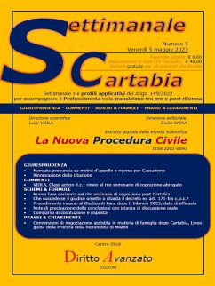 SETTIMANALE CARTABIA n. 5 - Venerdì 5.5.2023 (eBook, ePUB) - Spina, Giulio; Viola, Luigi