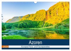 Azoren: Europas Flora- und Faunaparadies (Wandkalender 2024 DIN A3 quer), CALVENDO Monatskalender