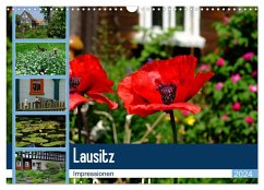 Lausitz bis Spreewald (Wandkalender 2024 DIN A3 quer), CALVENDO Monatskalender