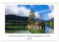 Sehnsuchtsorte im Berchtesgadener Land (Tischkalender 2024 DIN A5 quer), CALVENDO Monatskalender - Hoffmann, Heike