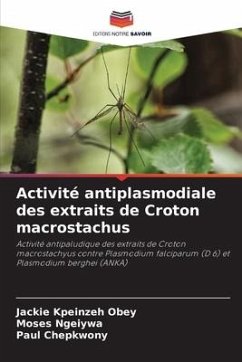Activité antiplasmodiale des extraits de Croton macrostachus - Obey, Jackie Kpeinzeh;Ngeiywa, Moses;Chepkwony, Paul