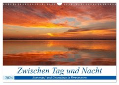 Vorpommern zwichen Tag und Nacht (Wandkalender 2024 DIN A3 quer), CALVENDO Monatskalender