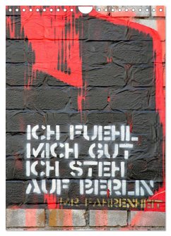 Berlin Street Art (Wandkalender 2024 DIN A4 hoch), CALVENDO Monatskalender