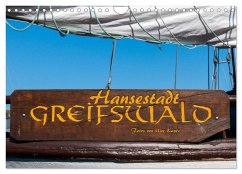 Hansestadt Greifswald (Wandkalender 2024 DIN A4 quer), CALVENDO Monatskalender