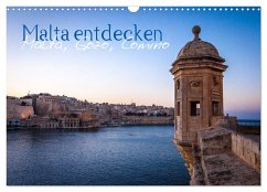 Malta entdecken Malta, Gozo, Comino (Wandkalender 2024 DIN A3 quer), CALVENDO Monatskalender