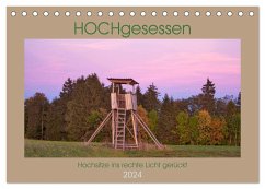 HOCHgesessen (Tischkalender 2024 DIN A5 quer), CALVENDO Monatskalender - Münzel-Hashish, Angela