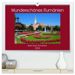 Wunderschönes Rumänien (hochwertiger Premium Wandkalender 2024 DIN A2 quer), Kunstdruck in Hochglanz