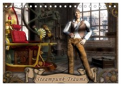 Steampunk Träume (Tischkalender 2024 DIN A5 quer), CALVENDO Monatskalender - Schröder, Karsten