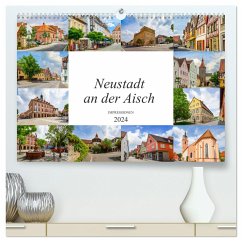 Neustadt an der Aisch Impressionen (hochwertiger Premium Wandkalender 2024 DIN A2 quer), Kunstdruck in Hochglanz